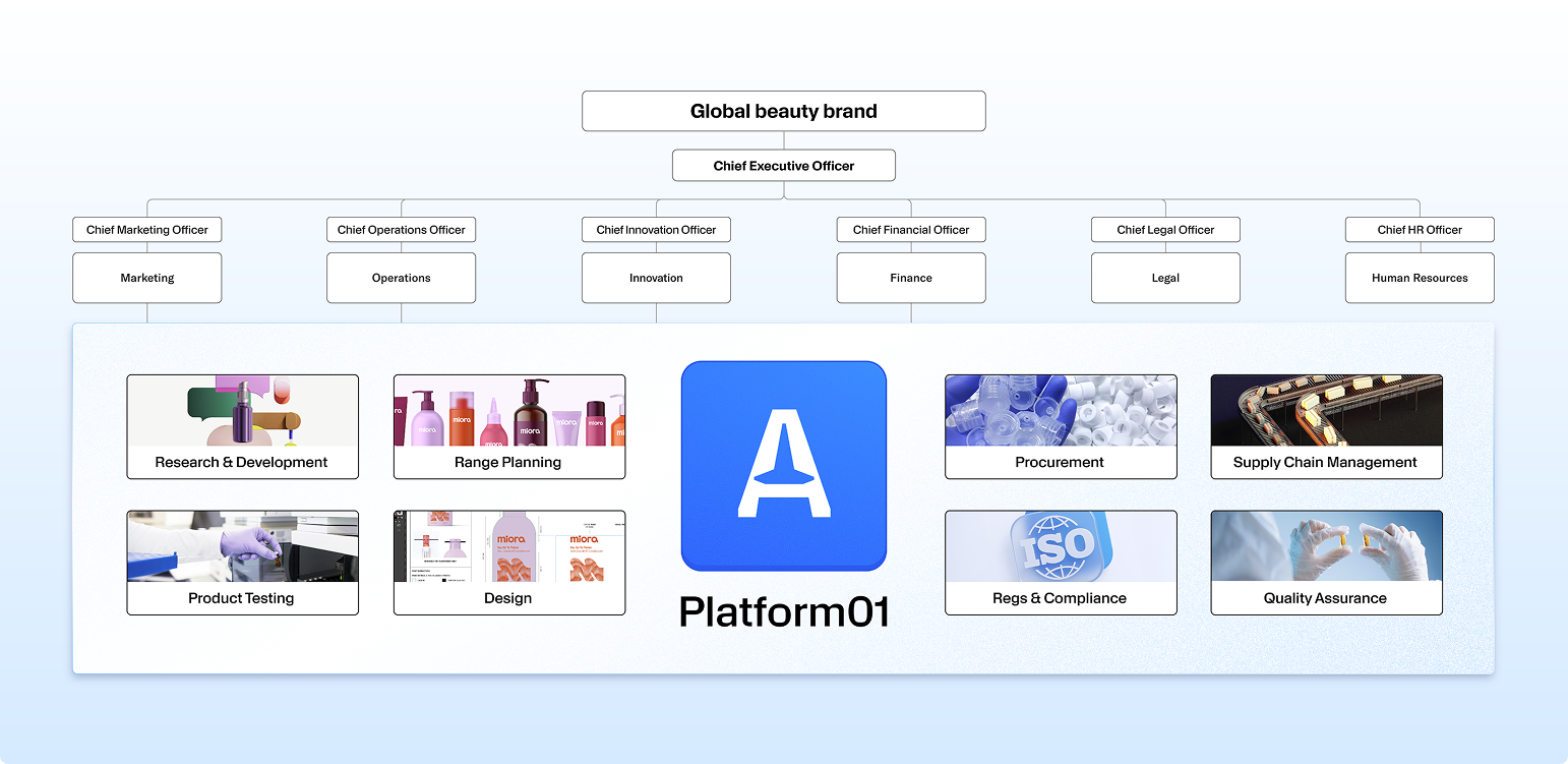 Platform 01's centralised environment